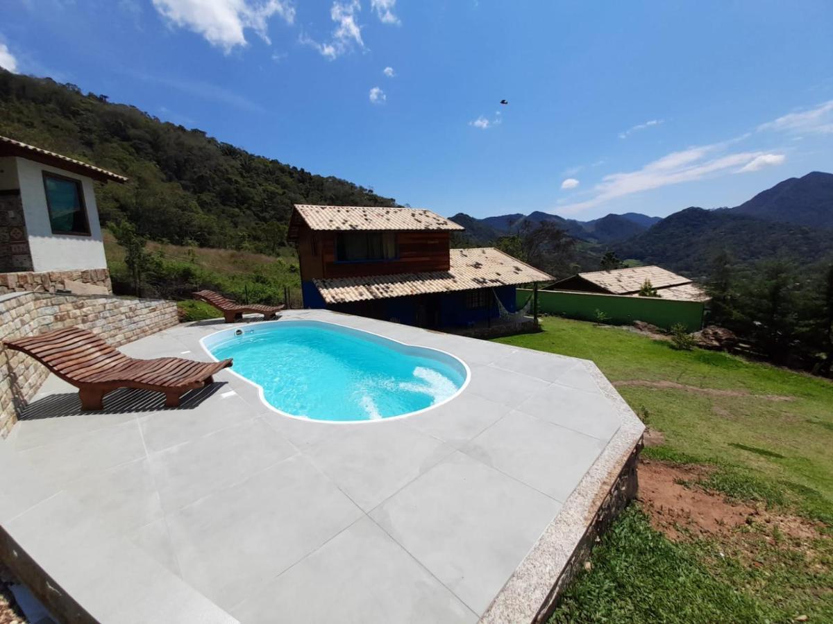 Chale Com Agua De Nascente E Com Vista Panoramica Villa Lumiar Ngoại thất bức ảnh