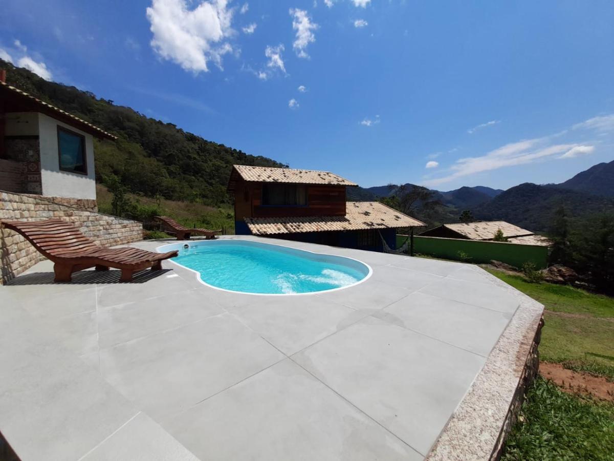 Chale Com Agua De Nascente E Com Vista Panoramica Villa Lumiar Ngoại thất bức ảnh